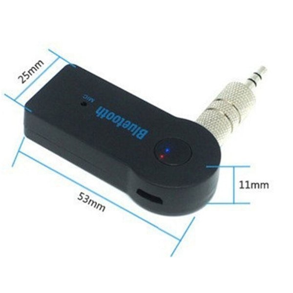 3,5 mm Bluetooth lydmottaker for bilstereo musikadapter