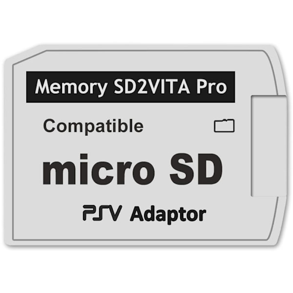 SD2Vita 5.0 hukommelseskortadapter, til -SD PSVSD-adapter til PSV 1000/2000 PSTV FW 3.60 System HENkaku