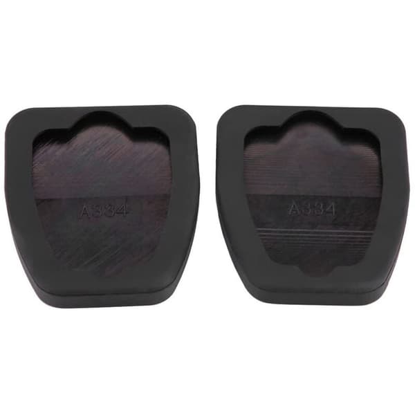 2 stk 46531JD00A Svart Gummi Bremse- og Clutchpedal Deksel for 2007 2008 2009 2010 2011 2012-2016