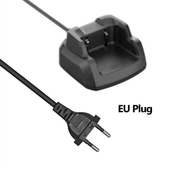 C-51 Batteriladdare Skrivbordsladdningsstation för UV-K5/UV-K6/UV-K58/UV-5R plus Tvåvägsradio EU-kontakt