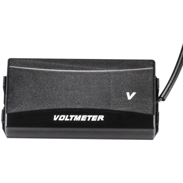 2 st Mini LED-display Digital Voltmeter Spänningstestare Omvänd Anslutningsskydd 12V-80V Röd+Blå