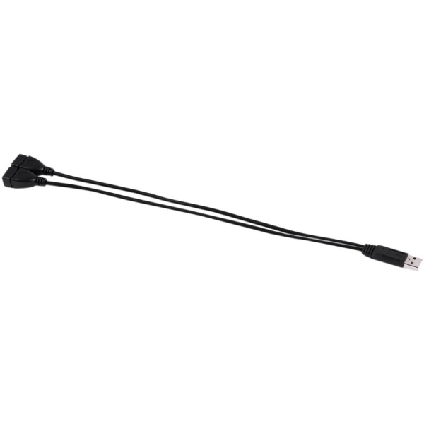 Usb 2.1A -urosliitin 2 Usb -kaksoisvirtajohdon sovitin