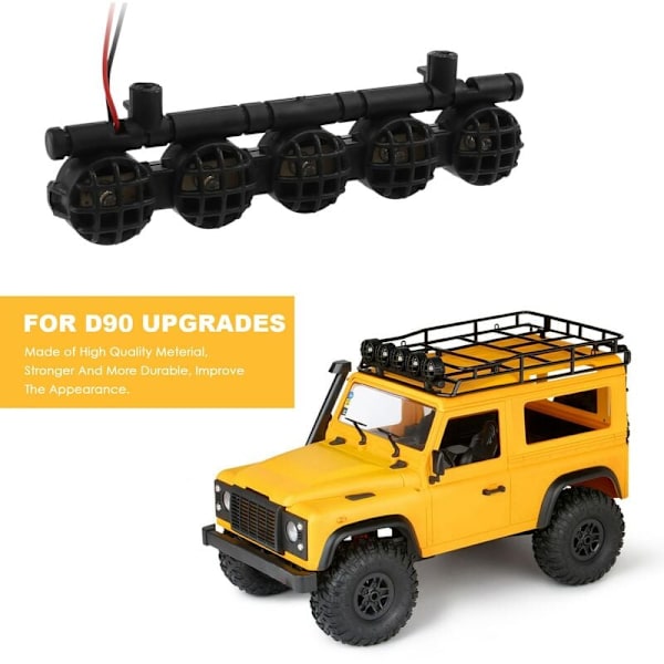 RC-auton kattolamppu LED-valopalkki MN D90 D99S MN98 MN99S MN-90 1/12 RC-auton päivitysosat