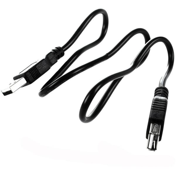 Svart USB-hane till 0,6M dataadapterkabel för förlängning