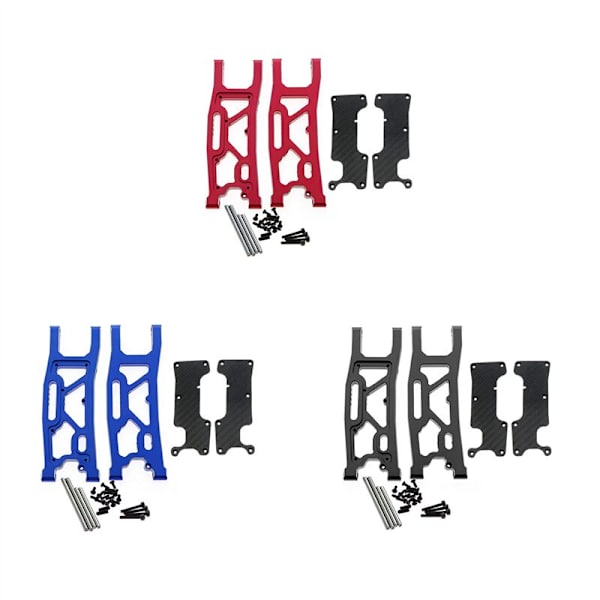 Brasda Aluminium Bakre Fjæring med Fiberdeksel for 1/8 Sledge 95076-4 RC Bil Oppgraderinger Deler Tilbehør, 3
