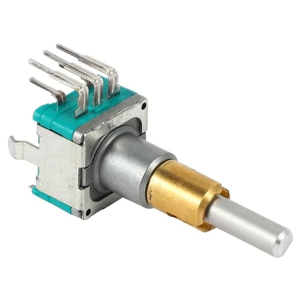 3 stk EC11EBB24C03 Dobbel Encoder med Bryter 30 Posisjoneringsnummer 15 Pulspunkt Håndtak 25 mm
