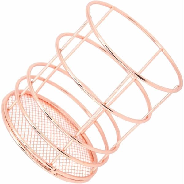 Förvaringskorg i roséguld (S-cylindrisk)