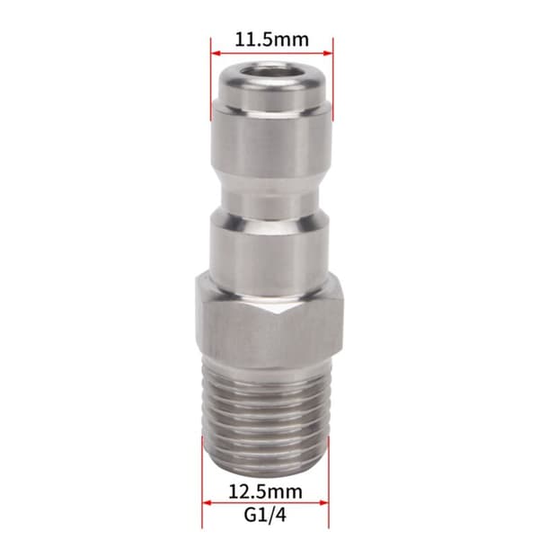 Sokkelforbindelse Sneskumrenser 1/4 Tommer til Sprøjtepistol Adapter Afbryd Fitting