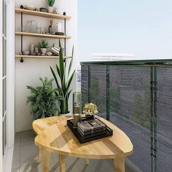 Skuggduk 8 Skuggfästen 85% Styrka Tjockare Skuggsegel, Växthus Vindtätt Nät med Öglor, för Växttäckning/Växthus/Trädgård/Pergola(2