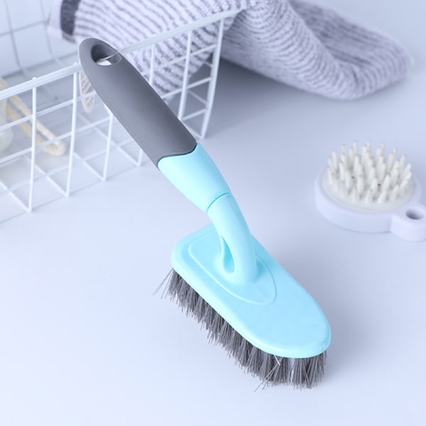 Duschskurmaskin med långt handtag för rengöring, badkar och kakelskurmaskin med utbytbar skrubberborste för rengöring av badkarsgolv