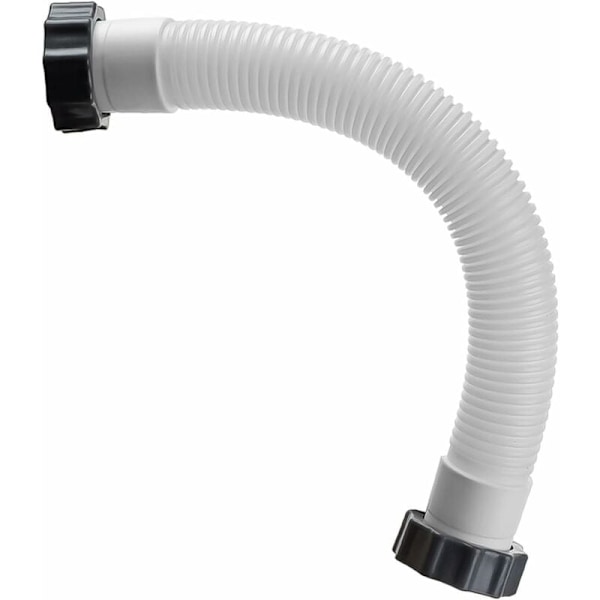 Svømmebasseng Sandfilterpumpe Slange – 11535 Erstatningskoblingsslange for Intex 16\" Sandfilterpumper og Saltvannssystemer (2 stk)