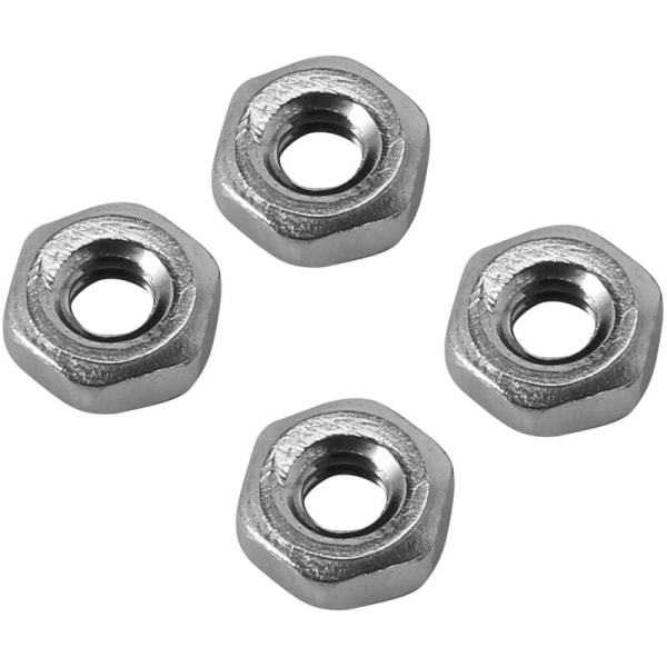 Metrisk feste Din934 100 stk rustfritt stål M2302 sekskantmuttere for bolt