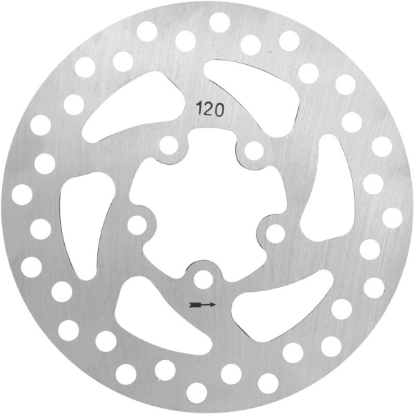 120 mm:n 5-reikäinen jarrulevy, ruostumaton teräs, sähköpotkulaudan jarrulevy M365/PRO/PRO2:lle