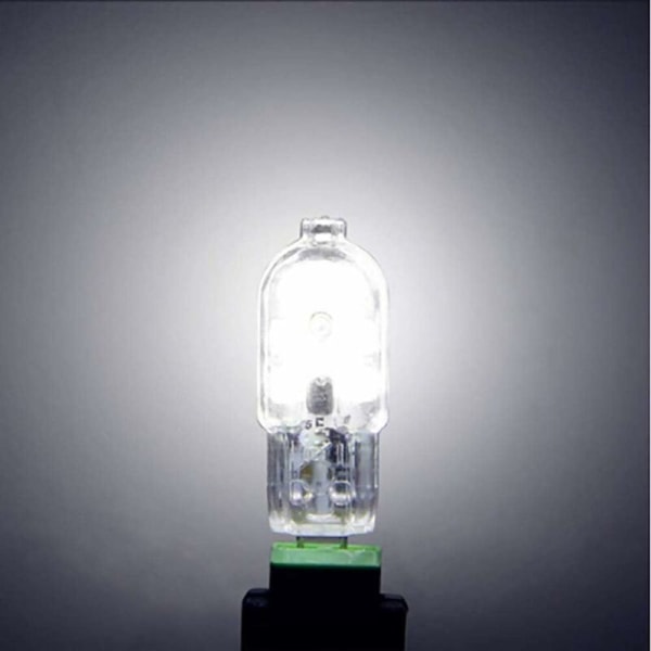 G4 LED 3W pære, 200LM, AC/DC12V, 25W ækvivalent halogenpære, hvid 6000K, SMD 2835 LED pære 360 strålevinkel til indendørs loft køkken L
