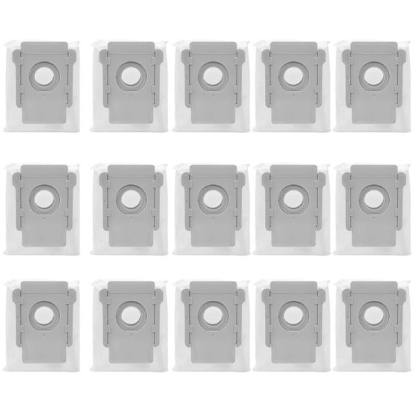 15 pakkausta tyhjiöpusseja IRobot Roomba I7 I7+/Plus S9+ (9550) Auto Clean Base -likajätepussit Imurin lisävarusteet