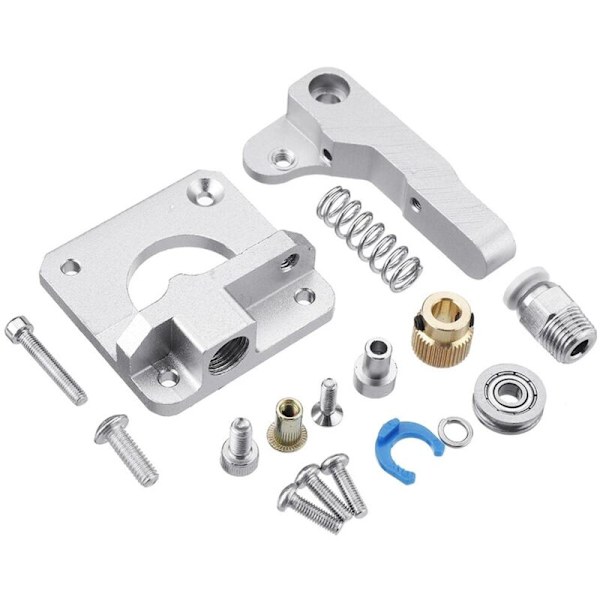 MK8 Full Metal Strip Extruder + Smoother + PTFE-rör + Fjäder + Silikonöverdrag Tillbehörssats för 3D-skrivare