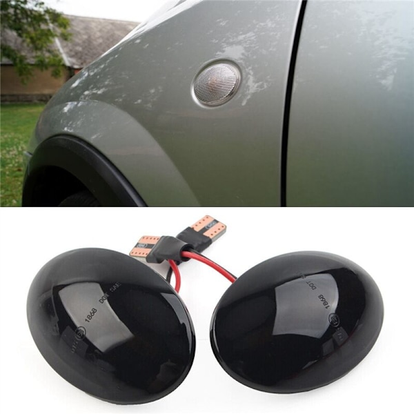 2 stk LED dynamiske sidemarkeringslys blinklys for Opel Corsa B C F Combo