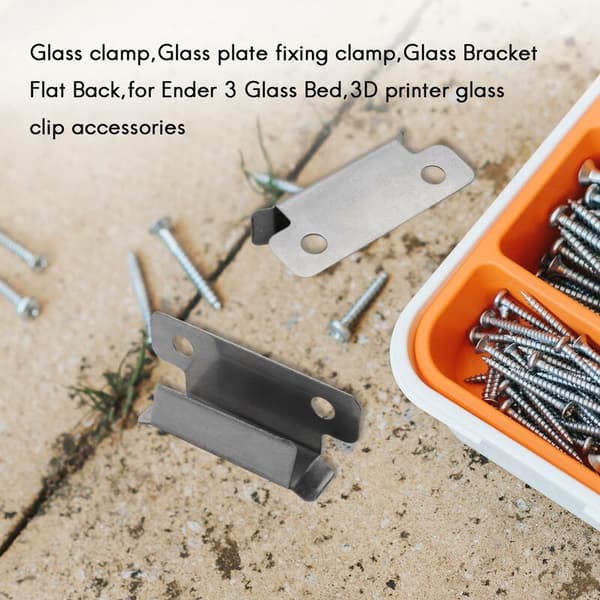 10 stk. 7 mm klemmer til 3 Pro seng, klemmer til 3 V2 3S 3D-printer opvarmet seng glasplade