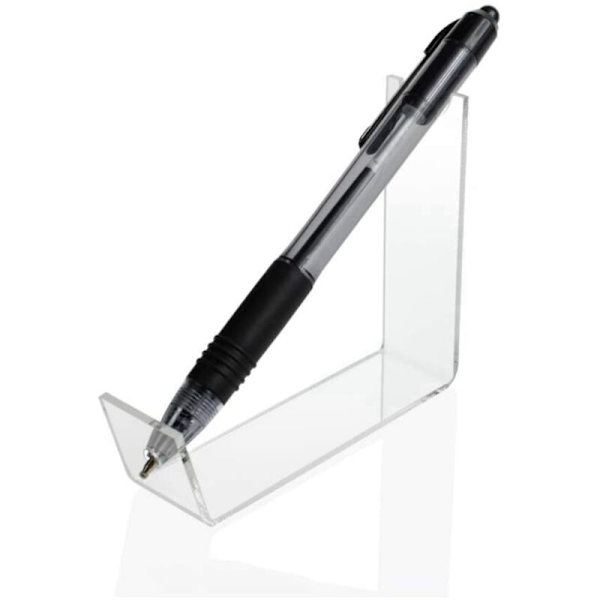 2 stk. Akryl Penneholder Display Stativ, Organizer Transparent Penneholder Pensel Tørrestativ til Hjem Skole Kontor