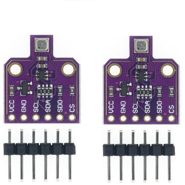 2 stk BME680 Digital Temperatur Fuktighet Trykksensor CJMCU-680 Høydemodul Utviklingskort