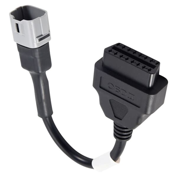 OBD-motorcykelkabel til 6-bens stikkontakt til OBD2-adapter 16