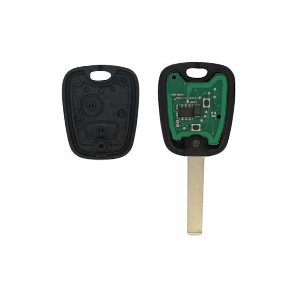 Komplett Nyckel med Elektronik för Programmering PLIP Peugeot 107 207 307 407 106 206 306 406 Citroen C1 C2 C3 C4 C5 C6 C8 Xsara Saxo Berlingo Fjärrkontroll