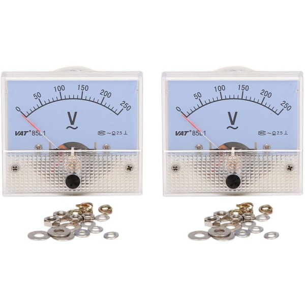 Pekskärmsvoltmeter AC Voltmeter Panel Voltmeter Tester Mätare Mätare AC 0 - 250V för CNC-maskinverktyg, instrument, etc