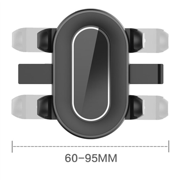 Universal bilens bakspeil telefonholder 360 graders rotasjon biltelefonfeste dashbordkamera GPS smarttelefonholder