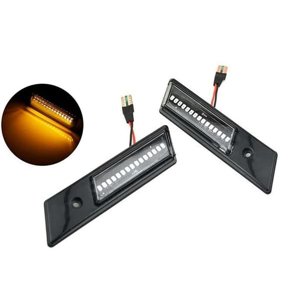 Sivumerkki LED-signaalilamppu Auton suuntavilkku 3-sarjaan E36 5 E34 7 E32