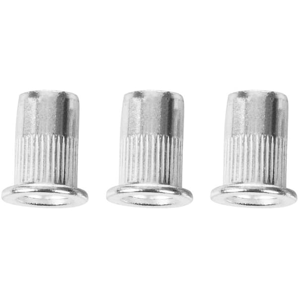 M6X15Mm Alumiininen litteäpääinen ripapäinen runkomutteri Insert-mutterit 100 kpl