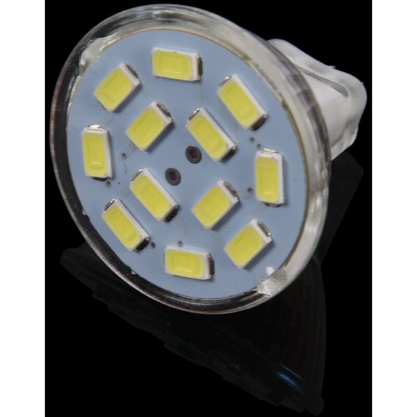 LED-Flodljus 6W GU4(MR11) MR11 12 SMD 5730 570 DC 12V, Vit