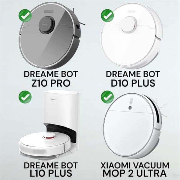 Tvättrbara mikrofiberersättningsdukar för BOT Z210 Pro, D10 Plus, L10 Plus, robotdammsugare