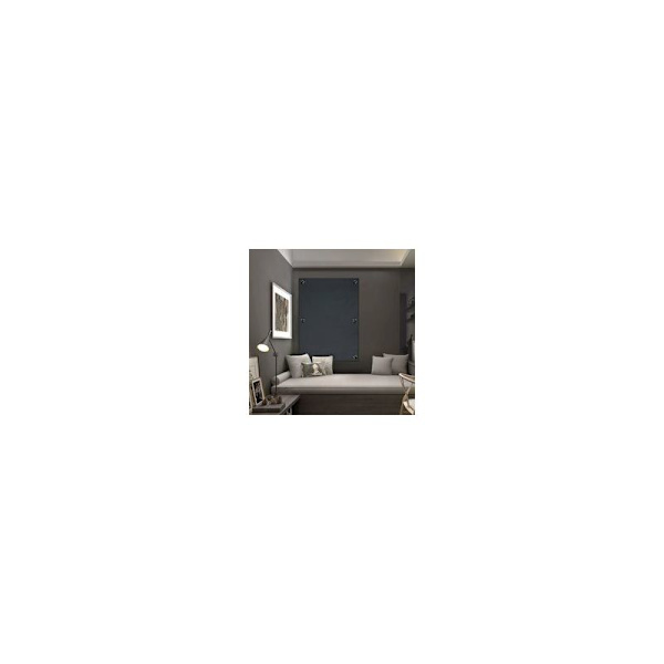 Mörkläggningsgardiner med termiskt isolerad sugkopp för solstråle reflektor takfönster Velux sugkopp 60x120Cm Mörkgrå-DENUOTOP