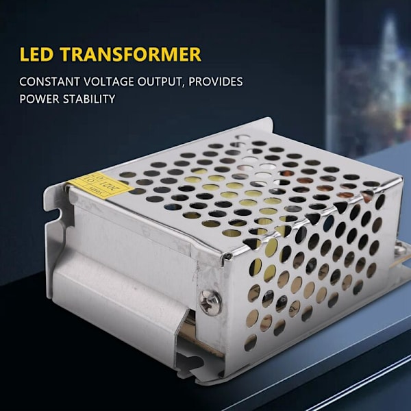 LED Elektronisk Transformer Strømforsyning 50W 4A 100-220V AC til 12V DC