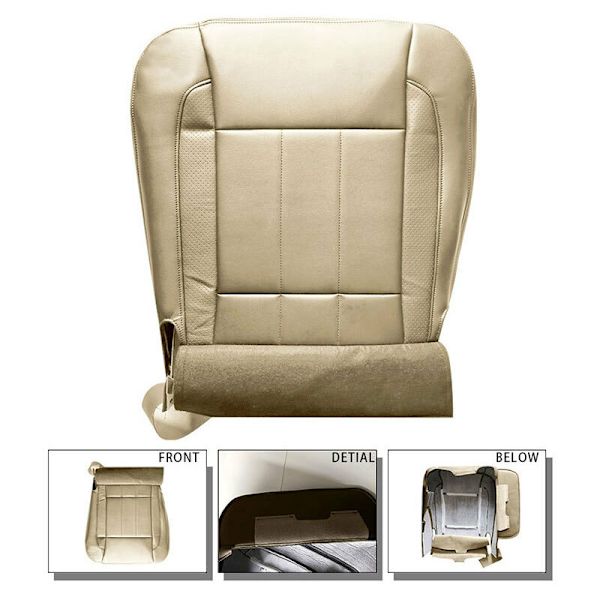 Førersæde i læder til 06-09 Dodge Ram Laramie 1500 2500 3500 Beige