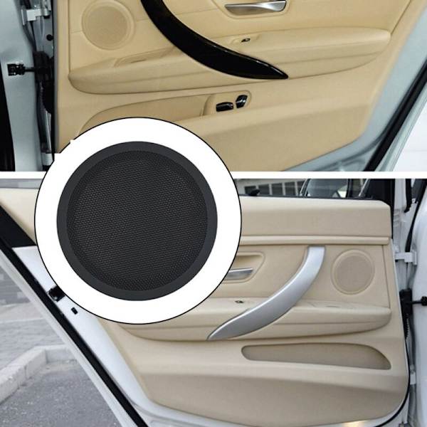 Bakre Dörrhögtalare Cover Audio Horn Case Trim Svart för F30 F31 F34 3-serie F20 F22 F23 Bil