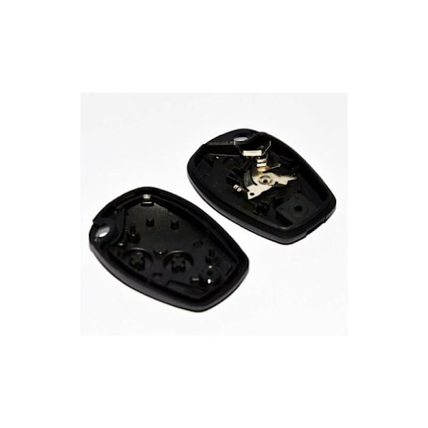 Bladeless Key Shell yhteensopiva Dacia Logan, Sandero, Duster, Lodgy, Renault Trafic ja Opel Vivaro Auton Plip Avain Kuori Kaukosäädin 2 Painiketta V