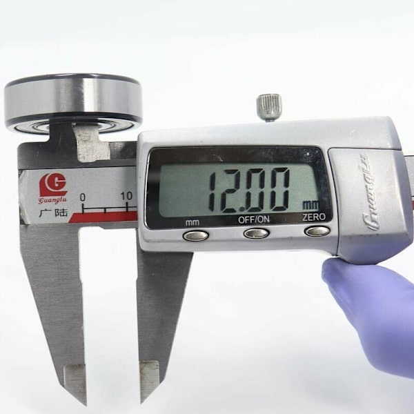 6201-2RS Kugleleje 12 x 32 x 10 mm - Dobbelt Gummiforsegling - ABEC 5 - For-smurt Kugleleje - Pakke med 4