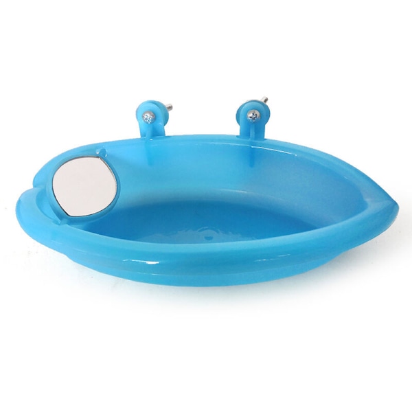 Liten papegoja badkar leksak badkar med spegel lämplig för fågel pion tiger hud kan fixas（ensidig spegel）