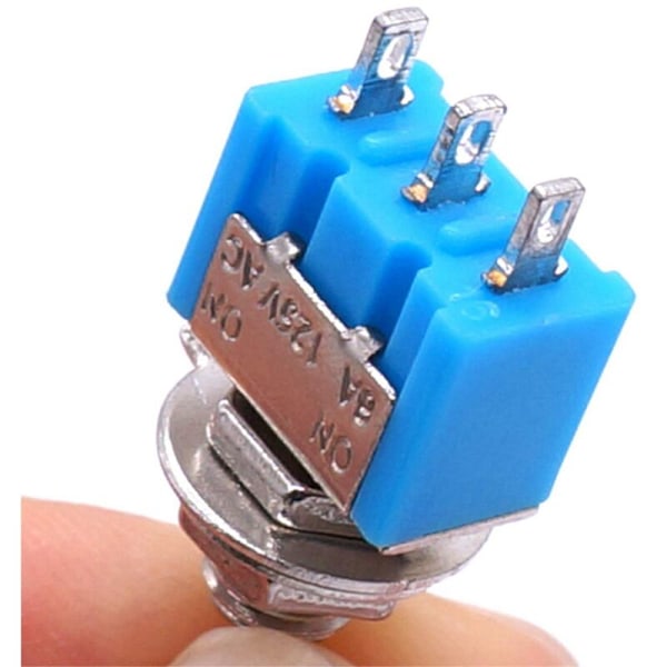 20 kpl SPDT Mini Vaihdin 3-napainen 2-asentoinen ON/ON Miniatyyri 6A 125V AC -102