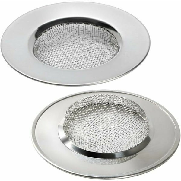 2 Pakke Håndvask-Si, Brugbar i Bruser, Badekar eller Køkkenvask - 3 Tommer (7,6 cm) Aftapningsfiltre