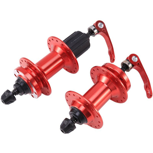 Cykelnav 9/10S Nav 32H 135Mm/100Mm Mountainbike Cykel 9/10 Hastighet Mountainbike Nav Nav Mountainbike Nav Lager Cykelnav-Röd