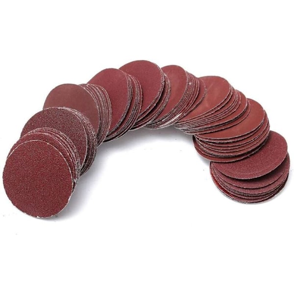 100 kpl 25 mm hiomapaperi pyöreät hiomatarvikkeet DIY-tarvikkeet hiomakoneille hiomakivet 100/180/240/1500/3000