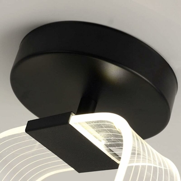 Akryl Taklampe for Gang, 10W LED Taklampe, 5,5 Tommer Mini Overflate Montert Armatur, Ideell for Inngangsparti, Veranda, Varmt Hvit