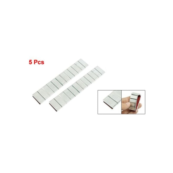 5 x Liimapyörän tasapainotuspainot Auton kuorma-auton renkaan tasapainotus 2,1 oz 60g