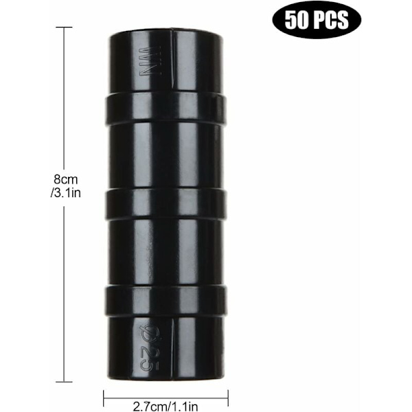 50 st växthusfilmklämma, 25 mm växthusklämma filmklämmsats för plast, växthusfilmfixeringsklämmor, insektsnät, växthusskuggningsnät