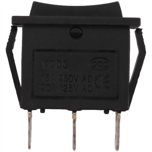2X AC15A/250V 20A/125V 3-polet SPDT På-Av-På vippebryter Snap-in programvare