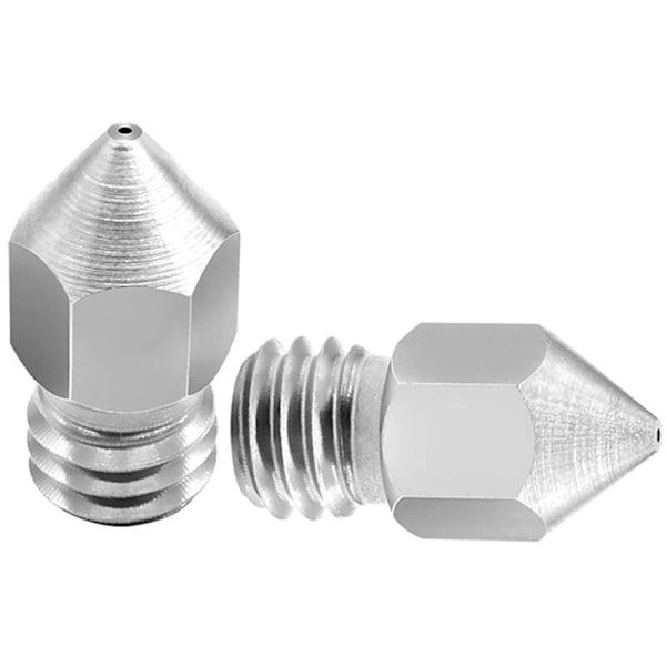2 stk. 0,2 mm 3D-printer MK8 ekstruder messingdyse printhoveder til MK8