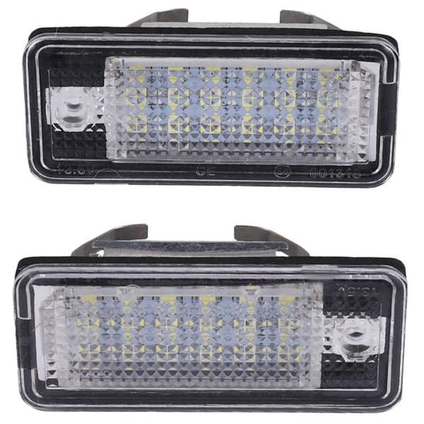 Hvid LED-nummerpladelys til bil - A3 S3 8P A4 B6 B7 A5 A6 4F A8 S8 C6