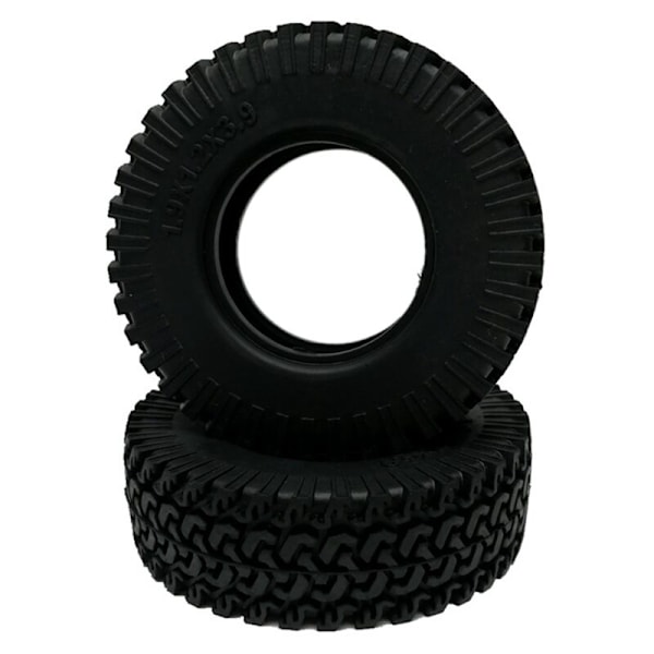 4 stk. 1:10 RC Crawler Beadlock Wheels Dæk 1,9 tommer Gummihjul Dæk 98mm til RC Bil Lastbil Axial SCX10